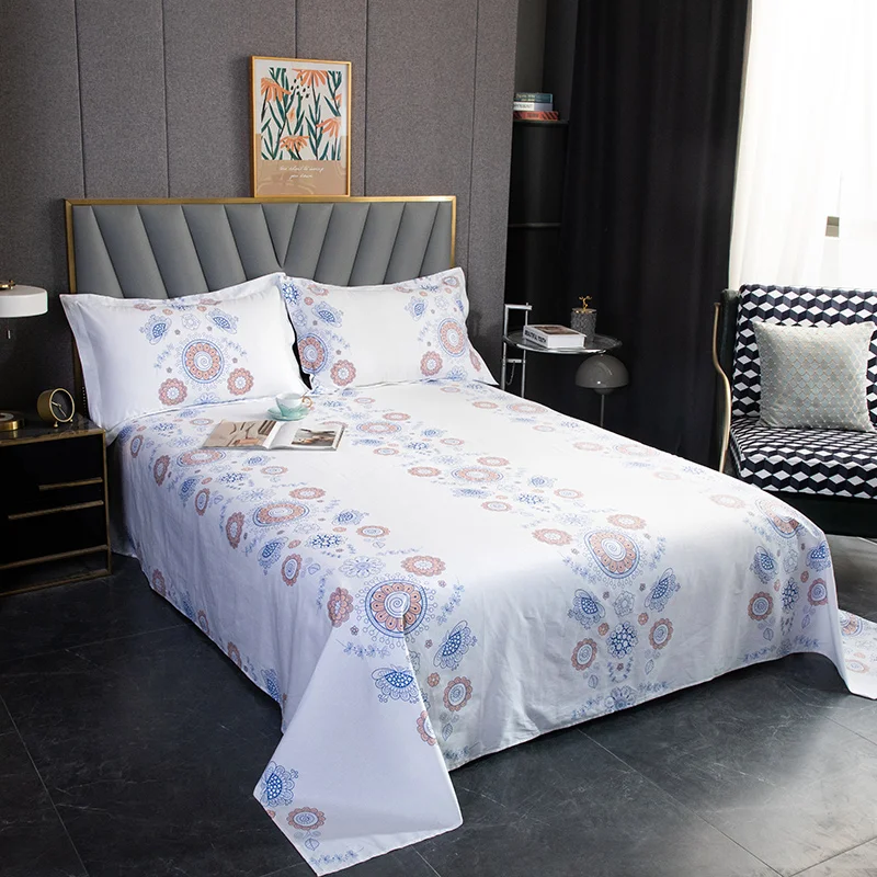 Retro-Floral-Pattern-Hotel-Bedding-Collection-Stylish-Printing-Craft-Hotel-Set