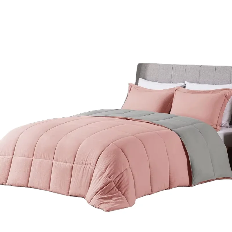 Reversible-Double-100-Polyester-King-Comforter-Sets-Down-Comforter-for-Hotel