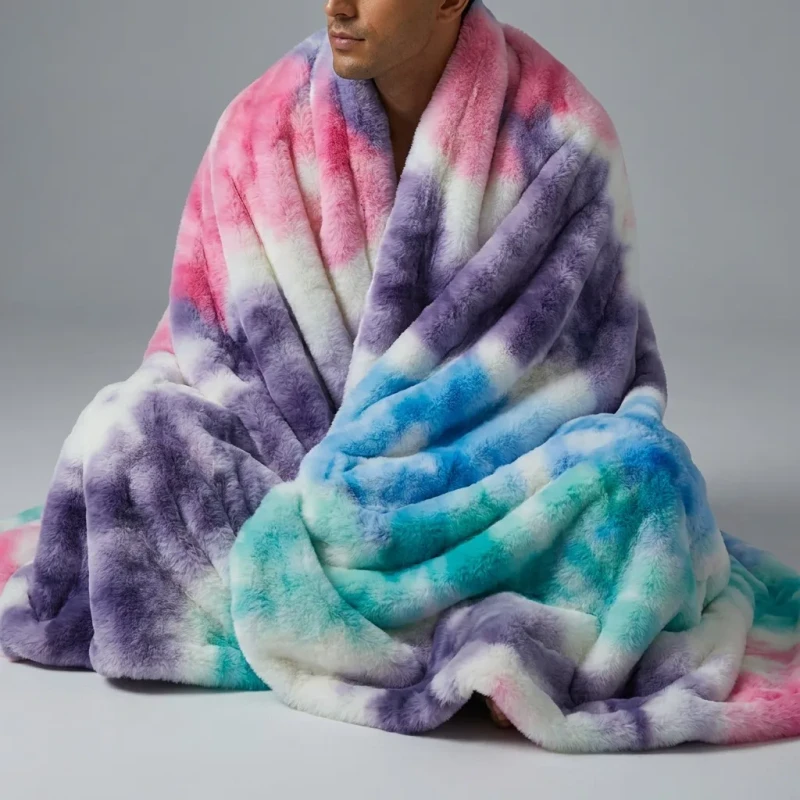 Reversible-Soft-Knitted-Faux-Fur-Mink-Blanket-Stretchy-Spandex-Skin-Friendly-Thick-Warm-Custom-Full-Size-Luxury-Plush