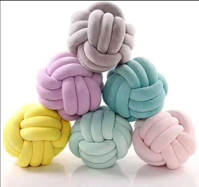 Round-11inch-Shape-Soft-Nordic-Bedroom-Sofa-Home-Handmade-Ball-Dutch-Velvet-Decorative-Knot-Pillow-Cushion-Throw-Pillow-1