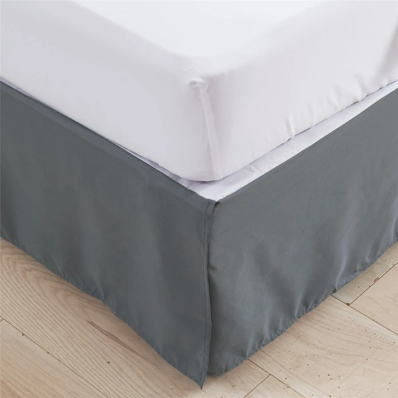 Ruffled-New-Design-Custom-Solid-Color-Comfortable-Bed-Skirt-Fitted-Sheet