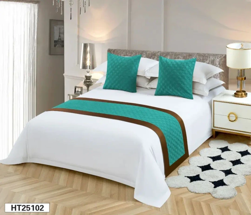 SANHOO-5-Star-Hotel-Simple-Queen-Size-Bed-Runner-Custom-Luxury-Bed-Runner-and-Pillow-Sets-for-Hotel