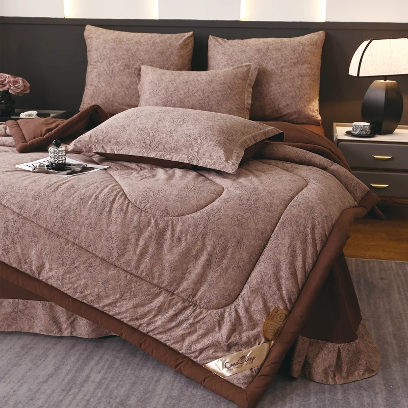 SF-Red-Modern-Polyester-Customizable-Wedding-Quilt-6-Piece-Set-Bedding-Washed-Soft-Skin-Comfortable-Pillowcase-Bed-Sheet