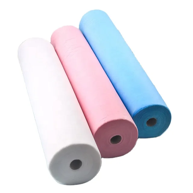 SMS-Non-woven-Disposable-Fitted-Sheet-Hospital-Use-Plain-Thickened-100-Polypropylene-Bedding