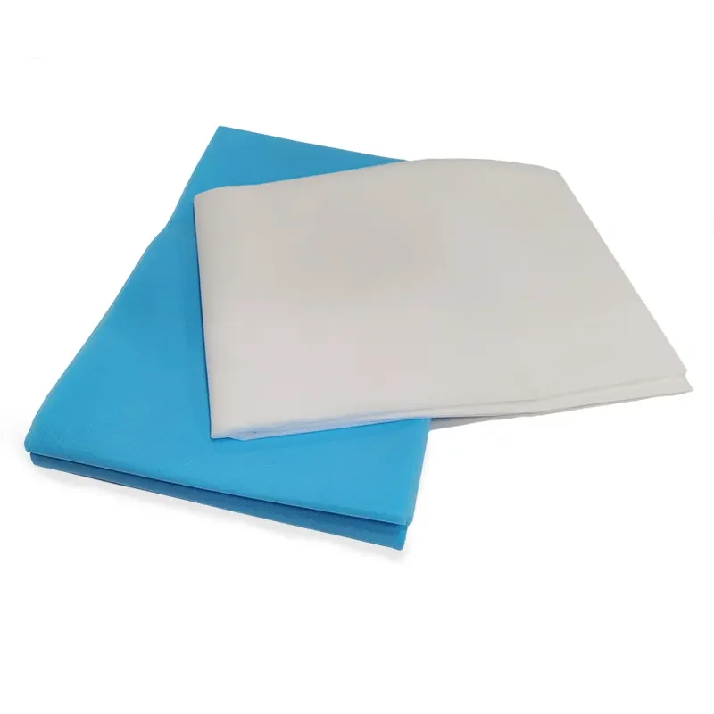 SMS-Nonwoven-Fabric-100-PP-Multi-Size-Medical-Sanitary-Material-Disposable-Medical-Bedsheet
