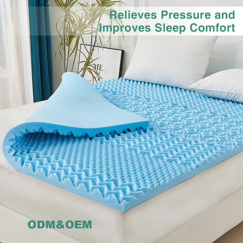 SUPER-2-Inch-Twin-Size-Zoned-Ergonomic-Design-Memory-Foam-Mattress-Topper-for-Back-Pain-Relief-Good-Support-Better-Sleep