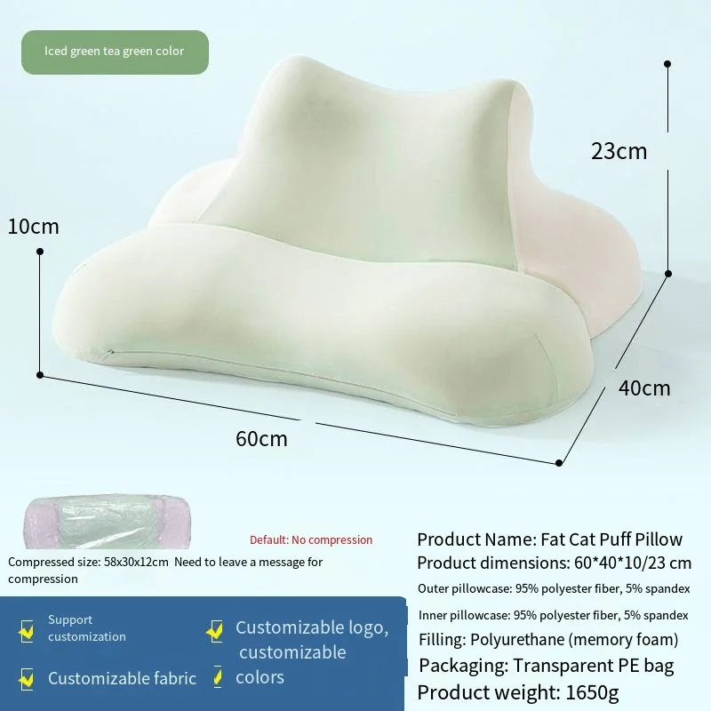 Shaped-Memory-Foam-Bed-Rest-Pillow-Cooling-Ice-Silk-Prone-Mat-Multi-Position-Back-Support-Cushion-for-Watching-TV-Reading-Aid