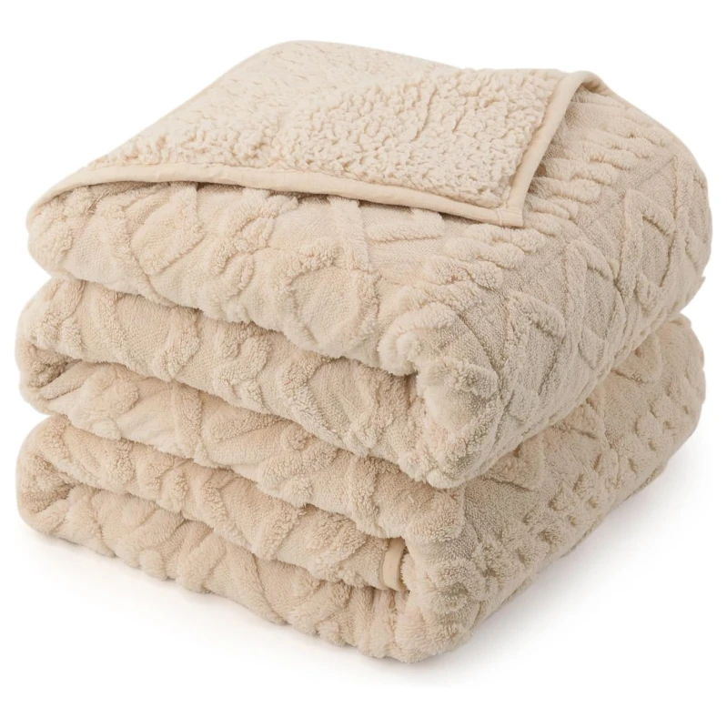 Sherpa-Fleece-Dual-Sided-15-Lbs-Weighted-Blanket-for-Adults-7-Layers-Soft-Plush-Flannel-Top-Quilted-Throw