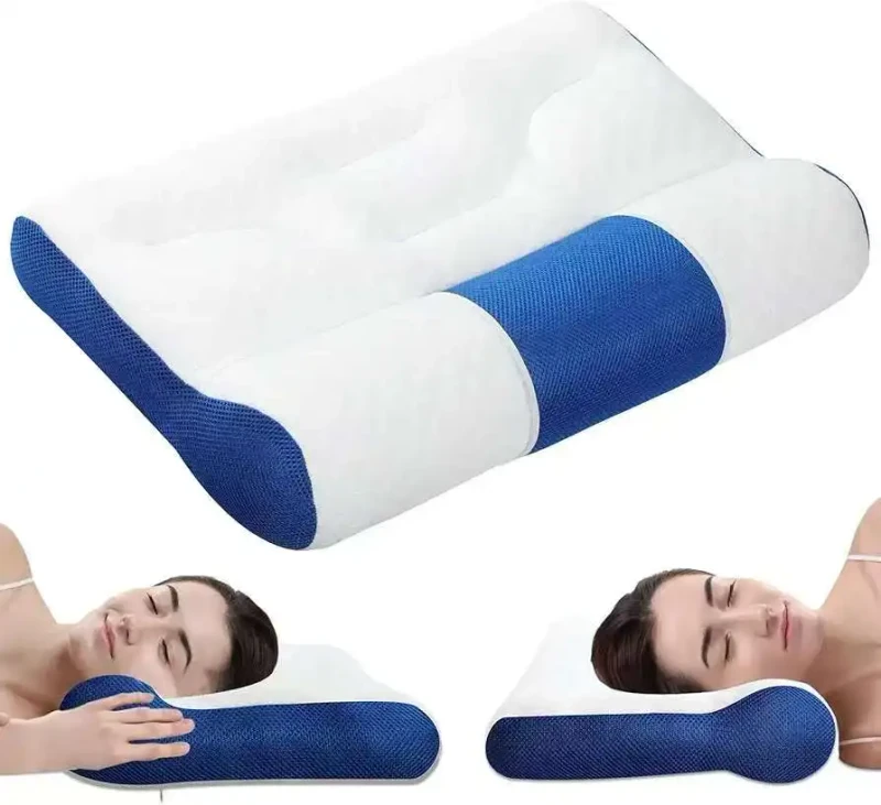 Shredded-Memory-Foam-Pillows-Ergonomic-Design-Fit-Different-Sleeper-with-Comfortable-Washable-Removable-Cover