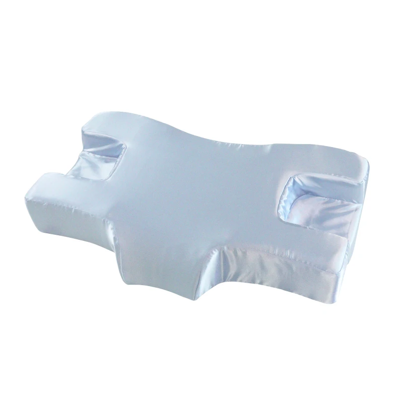 Side-Sleeper-Lash-Sleeping-Pillow-Anti-Wrinkle-Nursing-Foam-Memory-Pillow-With-Satin-Pillow-Case