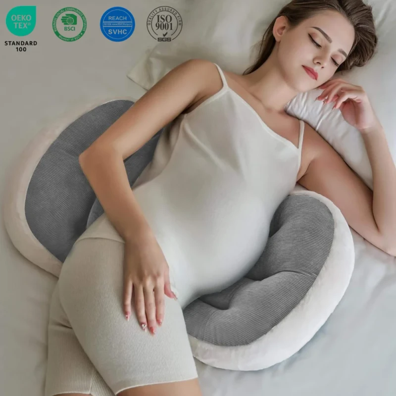 Side-Sleeping-Pillow-for-Pregnant-Women-Nursing-Pillow-Maternity-Pregnancy-Wedge-Pillow