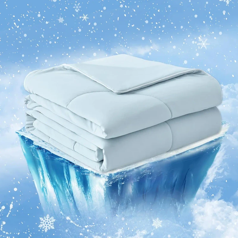 Sided-Cooling-Comforter-Washable-Lightweight-Cooling-Blanket-Q-Max-0.4-Breathable-Silk-Smooth-Summer-Comforter-for-Hot-Sleepers