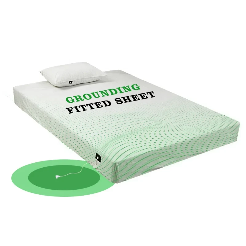 Silver-Fiber-Cotton-Earthing-Bed-Sheet-Anti-Static-Conductive-Grounding-Bedding-for-Better-Sleep