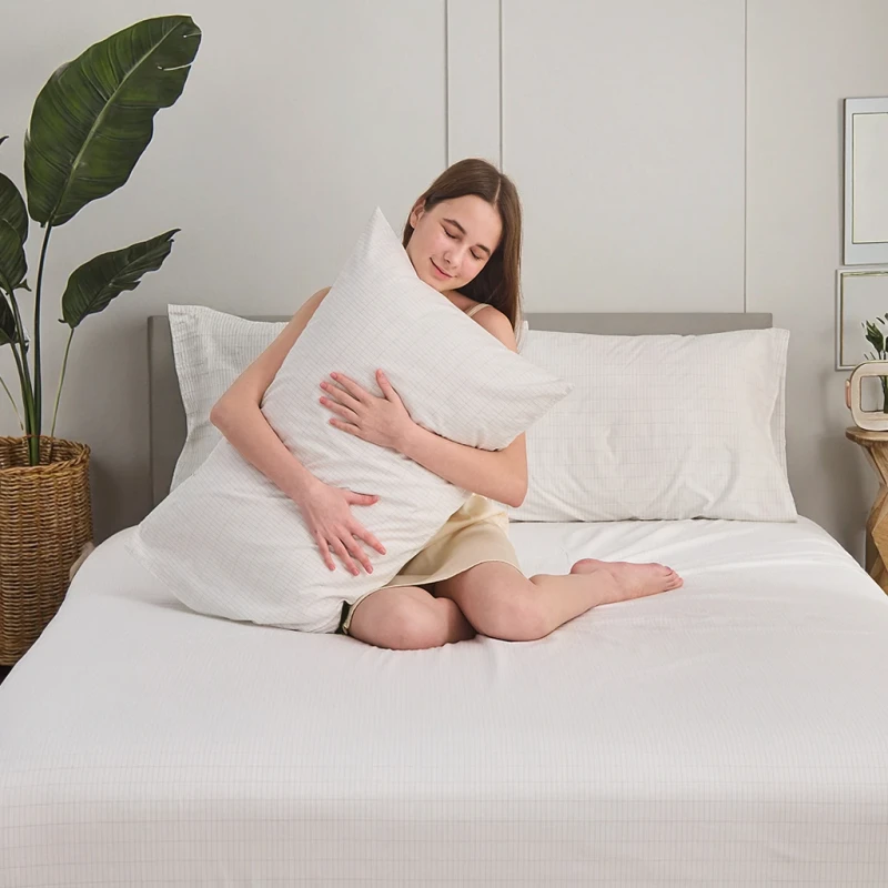 Silver-Fiber-Cotton-Fitted-Sheet-Cover-for-Ultra-soft-Moisture-Absorption-Grounding-Bed-Sheet