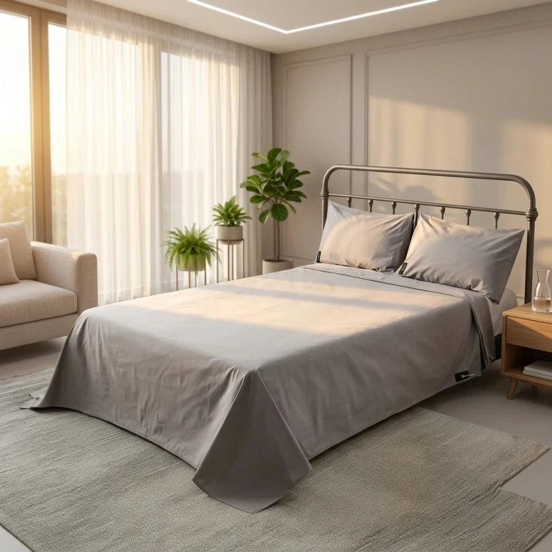 Silver-Fiber-Grounding-Sheet-Conductive-Earthing-Bedding-Sheet-for-Better-Sleep-Protection