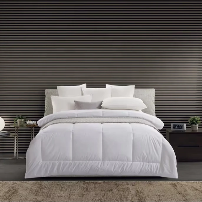 Simple-White-Hotel-Quilts-Eco-Friendly-Soft-Lightweight-100-Cotton-Breathable-Anti-Allergy-White-Hotel-Quilts