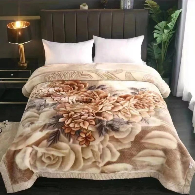 Single-Double-Winter-Coral-Fleece-Raschel-Blanket-Customizable-Autumn-Nap-Quilt-for-Dormitory-Thickened-Blanket-for-Single