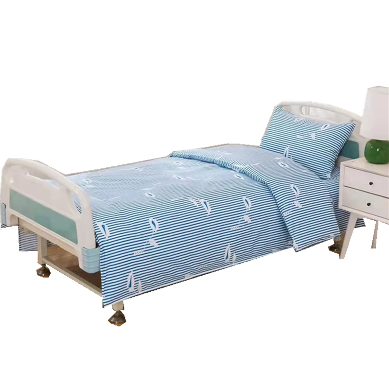 Single-Hospital-Medical-Bedsheet-Hotel-100-Cotton-Fabric-Bedding-Set-Bed-Sheet-and-Pillowcase-for-Hospital