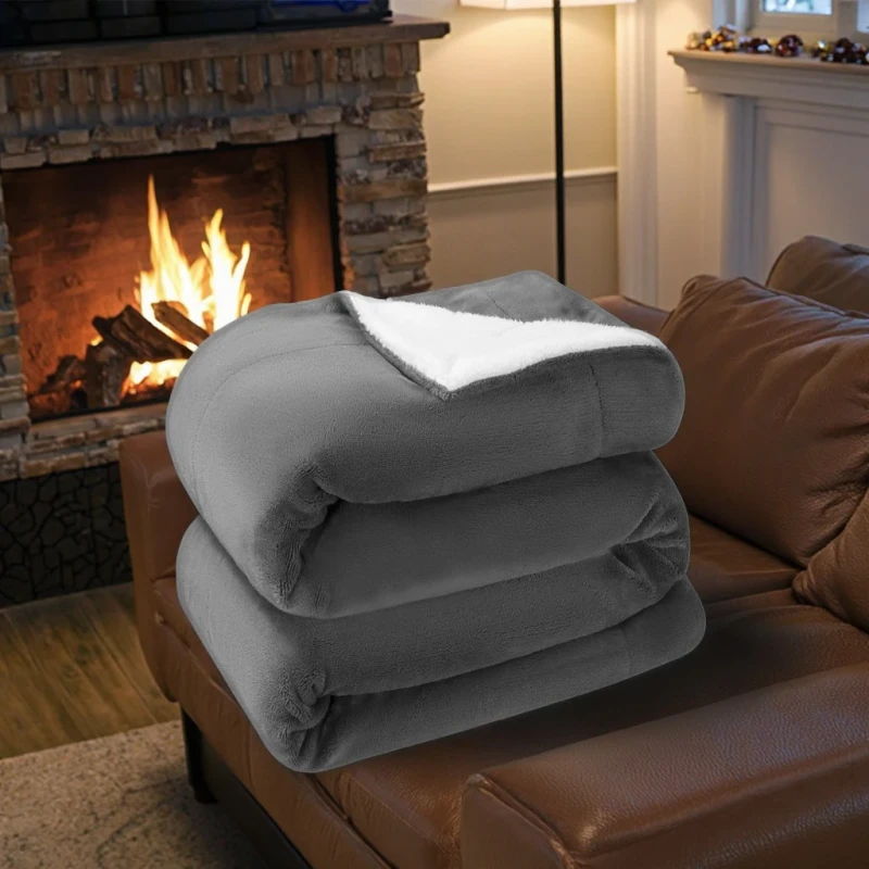 Skin-Friendly-Bed-Blanket-Warm-and-Cozy-Double-Layer-Throw-Blanket-for-Bed-Sofa-Couch