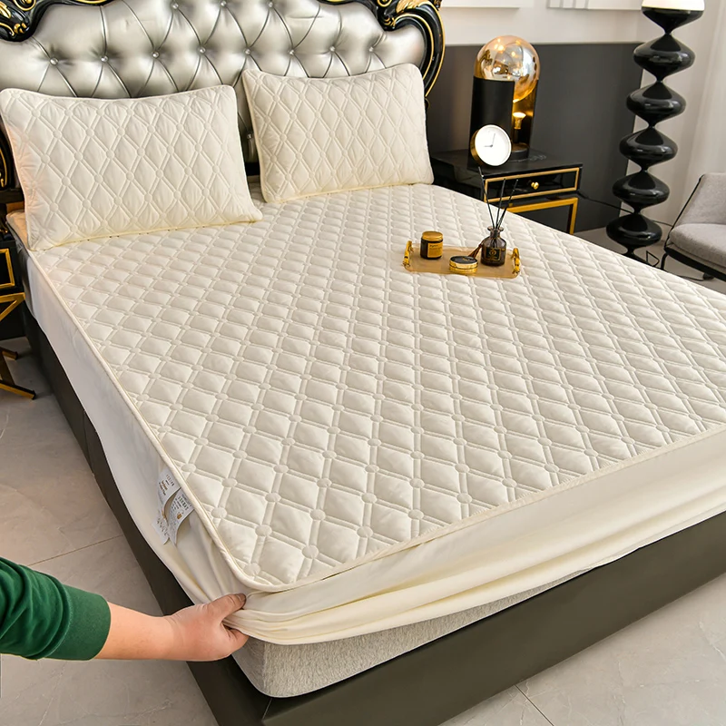 Skin-Friendly-Microfiber-Water-Proof-Matress-Protector-Waterproof-Quilted-Mattress-Cover