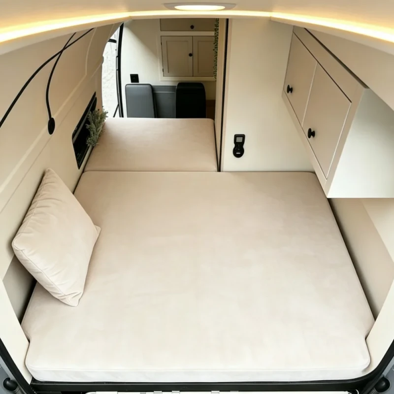 Skin-friendly-RV-Mattress-with-Soft-Fabric-Cover-Silent-Memory-Foam-Sleeping-Pad-for-RV-and-Camper-Van-Travel-Beds