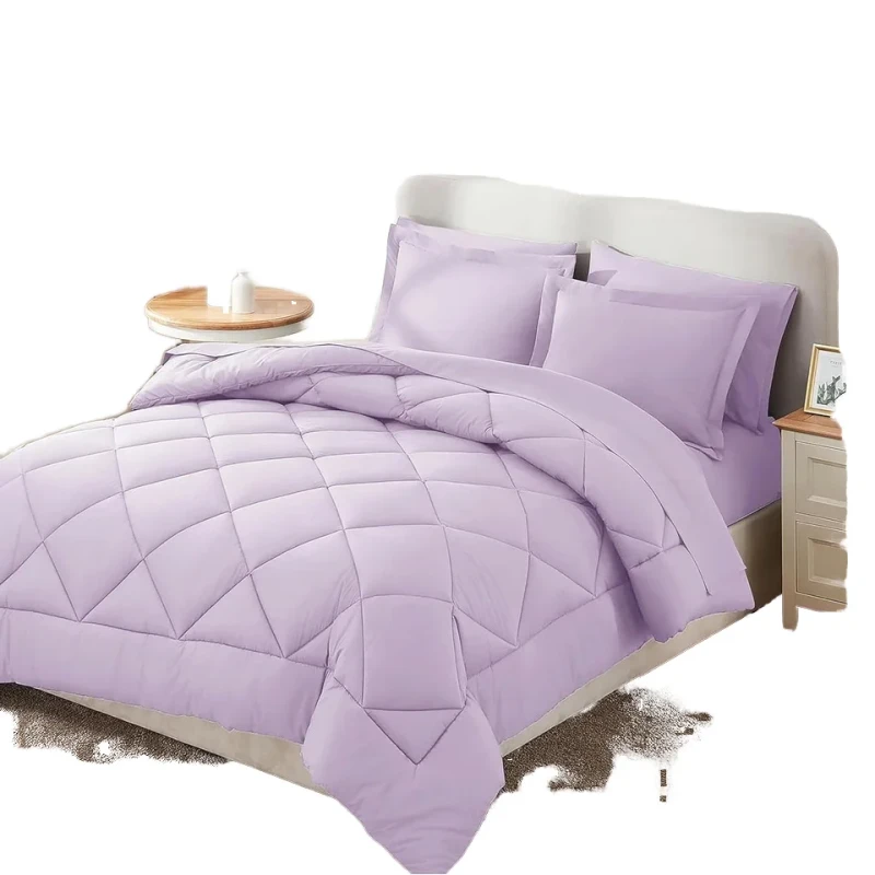 Sleepdown-Modern-All-Season-Twin-Comforter-Set-5-Piece-Kids-Bedding-Anti-Dust-Mite-Flat-Sheet-Fitted-Sheet-Pillowcase-Sham