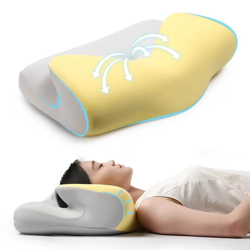 Slow-Rebounds-Pillows-Memory-Foam-Contour-Ergonomic-Orthopedic-Pillows-for-Sleeping-Therapy