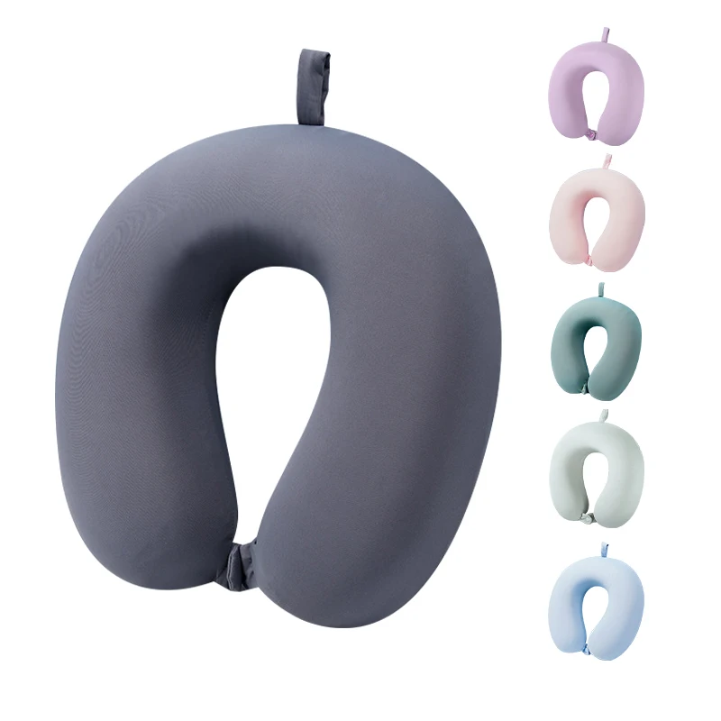 Small-Quantity-Customize-Cooling-Nylon-Memory-Foam-Travel-Neck-Pillow-U-Shape-for-Adult-Summer-Cover-Washable