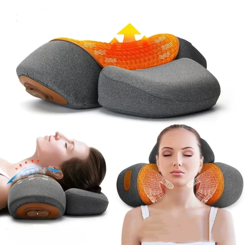Smart-Hot-Compress-Vibration-Pain-Relief-Foam-Cervical-Neck-Shoulder-Support-Traction-Heat-Massage-Pillow