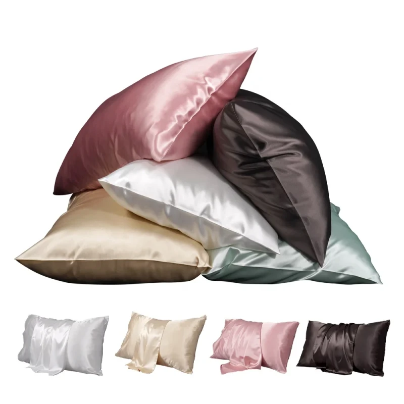 Smooth-Luxury-Imitated-Silk-Satin-Pillowcase-with-Envelope-Closure-for-Sleeping