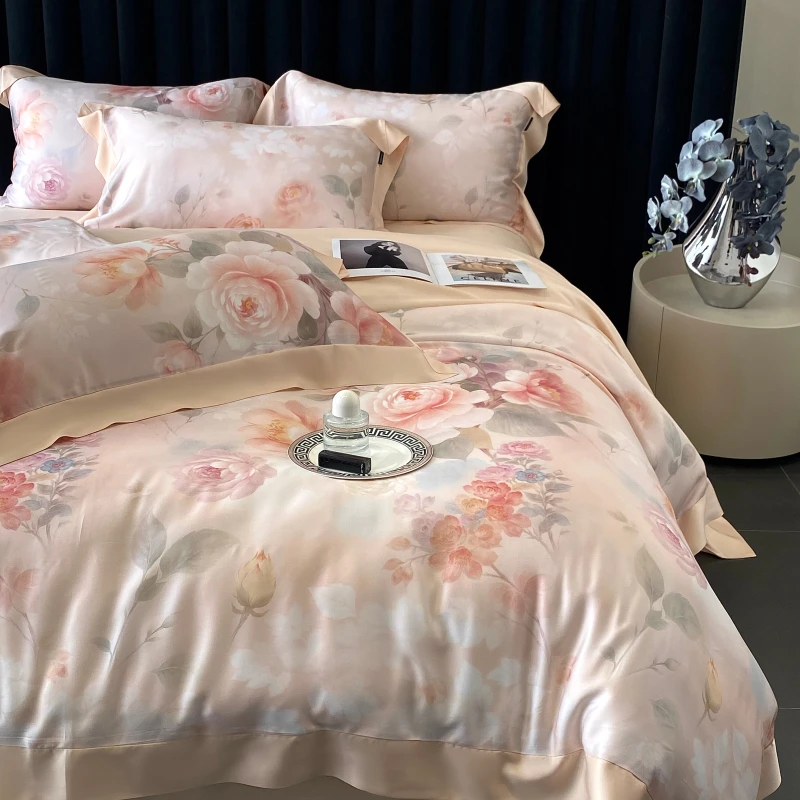 Sndon-Tencel-Bedding-Set-Customized-Flower-Print-Design
