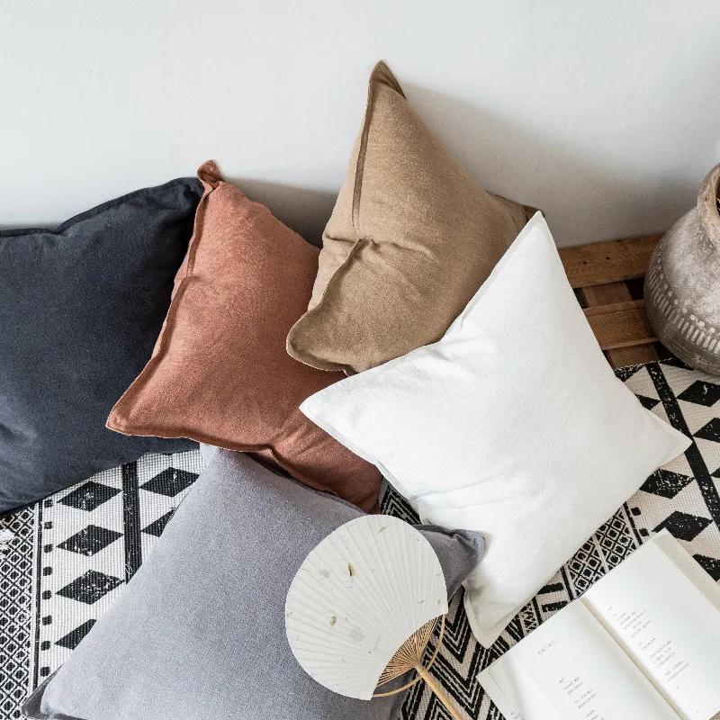 Sofa-Decorative-Cotton-and-Linen-Throw-Pillow-Covers-Simple-Solid-Color-18-X-18-Inch-Home-Decoration-Cushion-Cover