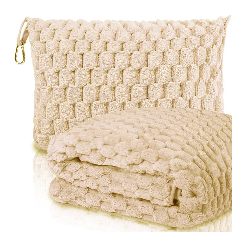 Soft-100-Polyester-Knitted-Travel-Blanket-Foldable-Camping-Sheet-with-Storage-for-Train-Airplane-and-Hiking-Travel