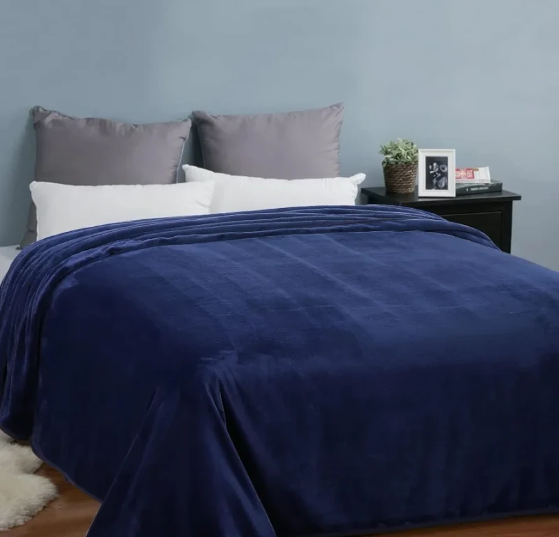 Soft-Blanket-Warm-Fuzzy-Microplush-Fleece-Blankets-for-Couch-Bed-Sofa-California-King-102X108Inch-Dark-Blue