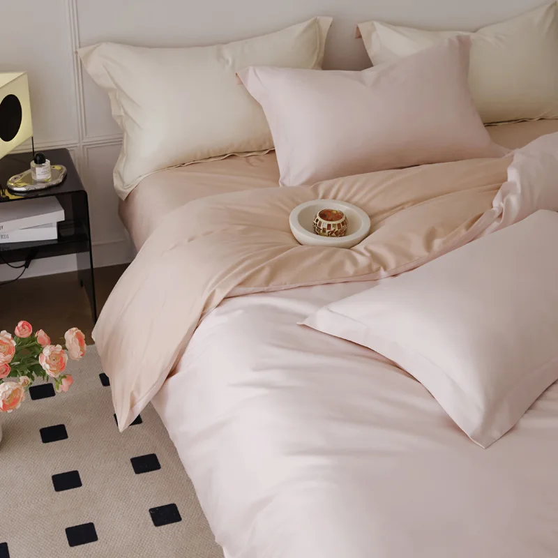 Soft-Blush-Solid-Color-Polyester-3pc-Duvet-Cover-Set