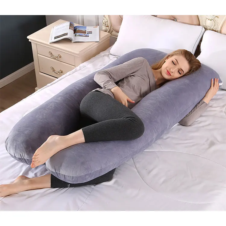 Soft-Body-Support-Adjustable-Large-Size-U-Shaped-Full-Body-Pillow-for-Sleeping-Support
