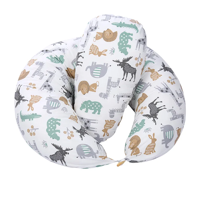 Soft-Comfortable-Star-Print-Adjustable-U-Shape-Nursing-Feeding-Pillow-Multifunctional-Support-Pillow-For-Baby-Sleeping