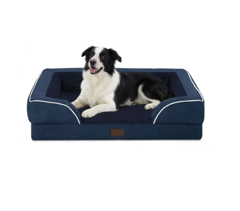 Soft-Cozy-Eco-Friendly-Winter-Dog-and-Cat-Bed-with-Sponge-Filling-Solid-Pattern-Linen-Material-Comfortable-Indoor-Sleeping-Cushion
