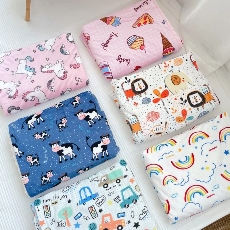 Soft-Double-Sided-Polyester-Minky-Plush-Fabric-White-Kids-Bedding-for-Baby-Sublimation-Digital-Printed-Minky-Dot-Blanket