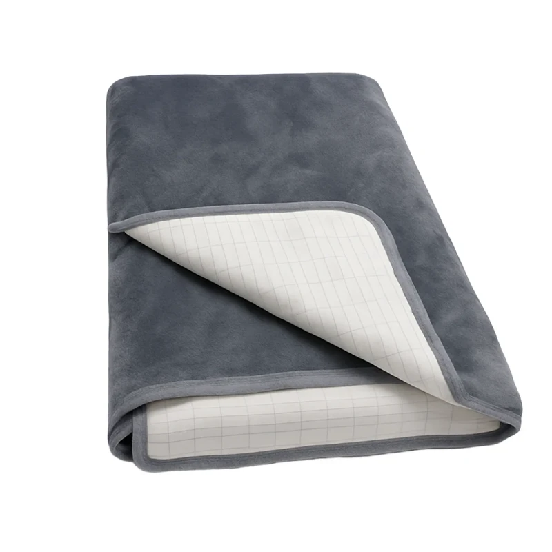 Soft-Flannel-Cotton-Blend-Grounding-Blanket-with-Conductive-Silver-EMF-Protection-Anti-Static-Comfort-Decorative-Use