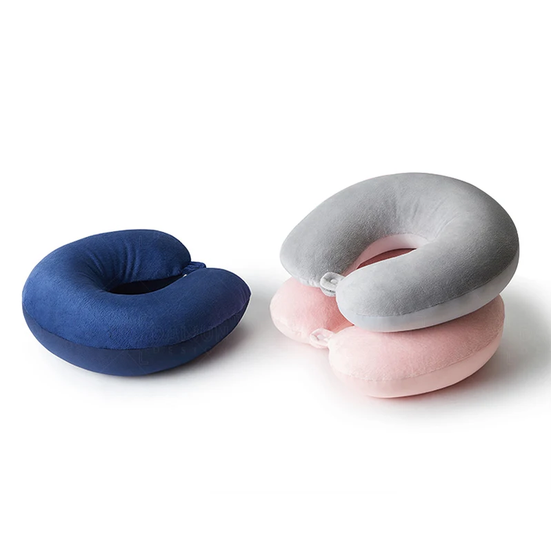 Soft-Fleece-Neck-Support-Scarf-Travel-Pillow-U-Shaped-Microbead-Travel-Neck-Pillow