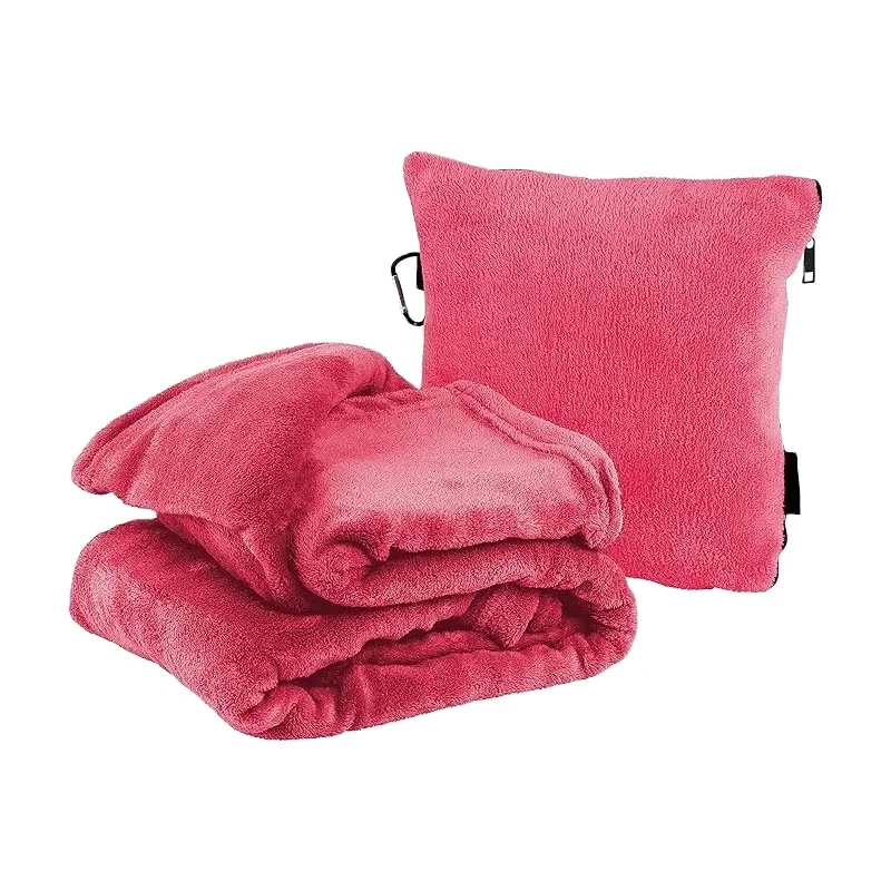Soft-Fleece-Pillow-Airplane-Kits-Hand-Luggage-Belt-Travel-Sleeping-Blanket-2-in-1-Pillow-Set-Four-Seasons-Anti-Pilling-Portable