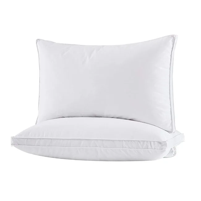 Soft-Gusseted-Bed-Pillows-for-Sleeping-with-100-Cotton-Shell-Set-of-2-King-Size