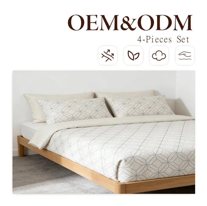 Soft-Microfiber-4-Piece-Bedding-Set-Duvet-Cover-Sheet-Pillowcases-for-Home-Hotel-Dorm-Bedroom-All-Season-Daily-Use