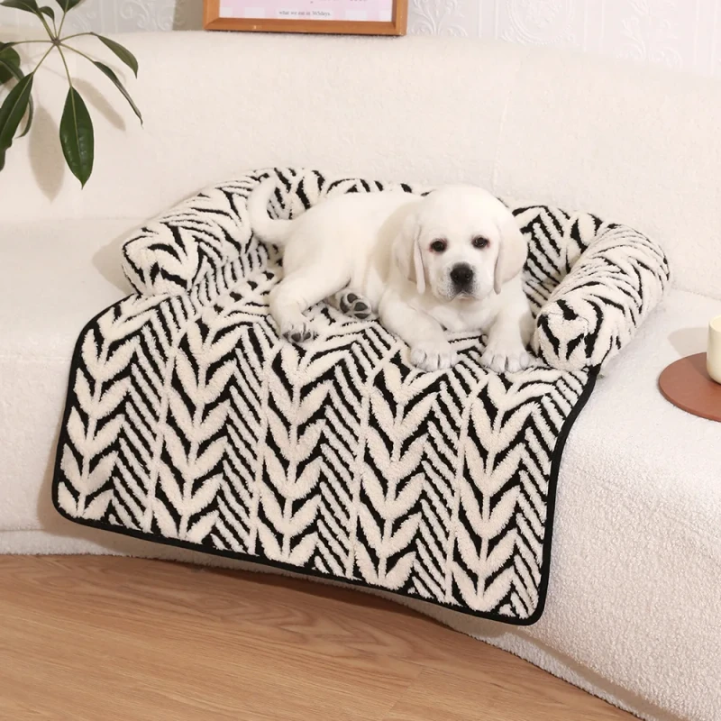 Soft-Plush-Pet-Sofa-Bed-Mat-with-Raised-Bolster-Washable-Couch-Protector-Pads-for-Pets-for-Dogs-and-Cats-Pee-Pads-for-Pets