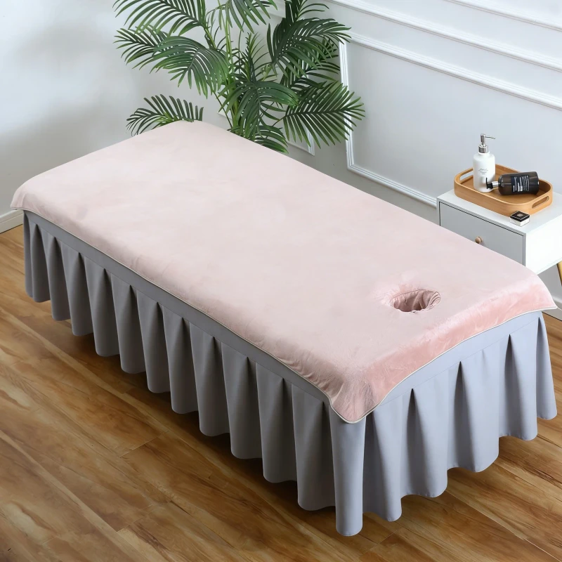 Soft-Polyester-Microfiber-Antibacterial-Absorbent-Massage-Table-Bed-Sheet-Cover-Set-Spa-Elastic-Fitted-Flat-Bed-Sheet