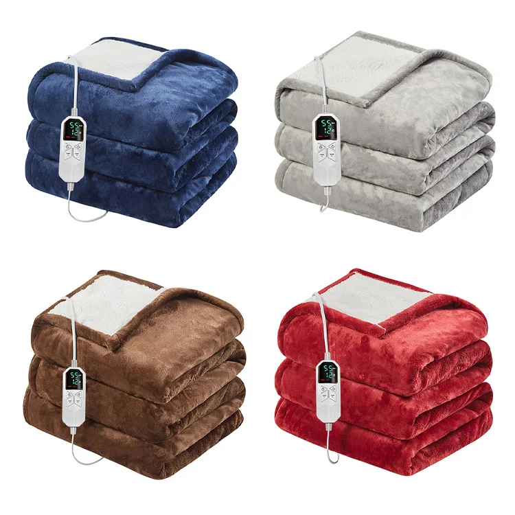 Soft-Silky-Double-Layer-Flannel-Electric-Blanket-Temperature-Controlled-Washable-Fast-Warming-Heater-with-Quilted-Technique