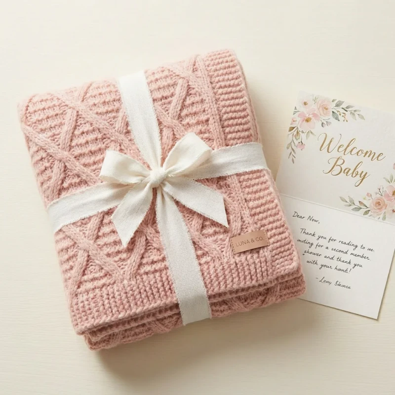 Soft-Thick-Diamond-Textured-Knit-Nursery-Blanket-for-Newborn-Infant-Classic-Cozy-Crib-and-Stroller-Swaddle-31-X-39
