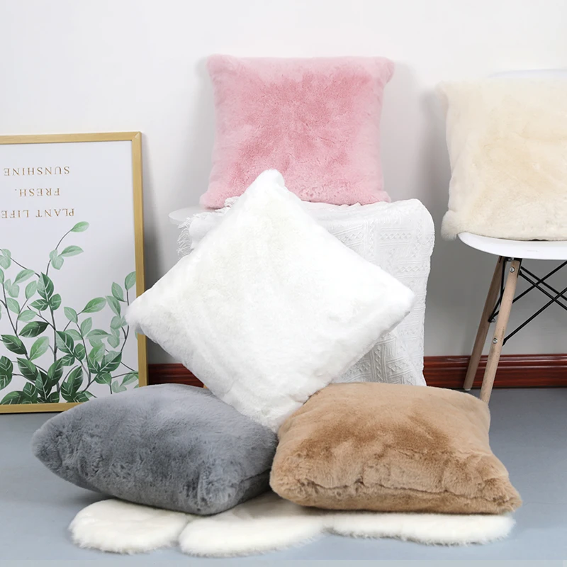 Soft-Throw-Pillows-Faux-Rabbit-Fur-Luxury-Warm-Plush-Decorative-Pillow-Cushion