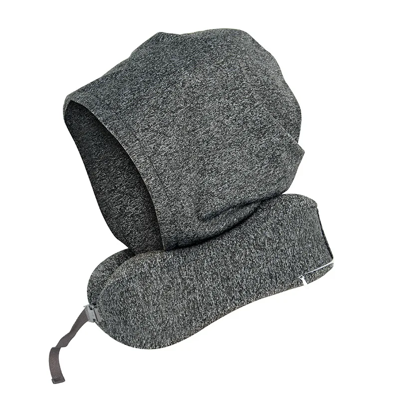 Soft-Travel-Neck-Pillow-With-Hoodie-Solid-Neck-U-Shape-Memory-Cotton-Car-Airplane-Travel-Sleeping-Head-Neck-Support-Pillows